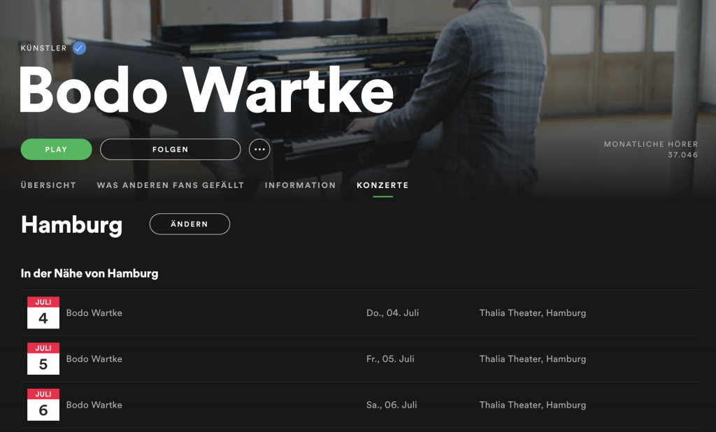 Bodo Wartke Spotify wleC white label eCommerce